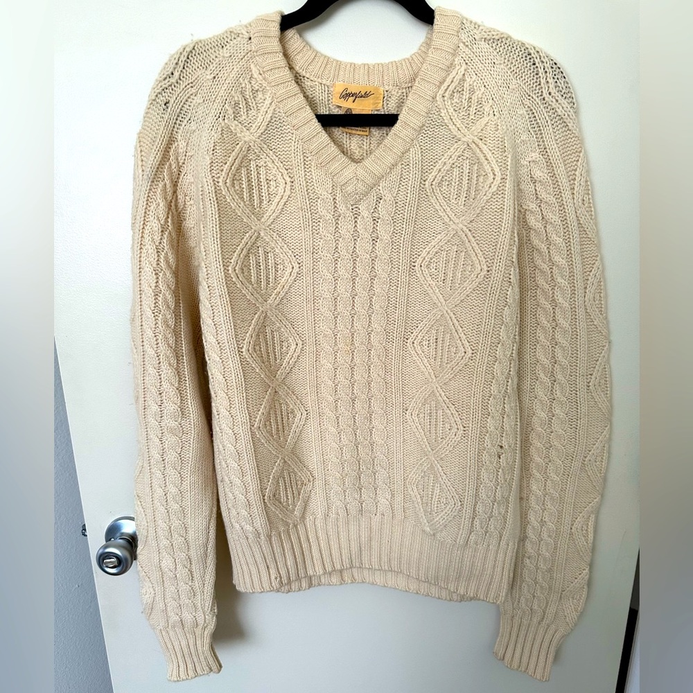 Vintage Copperfield 100% Wool Knit Sweater